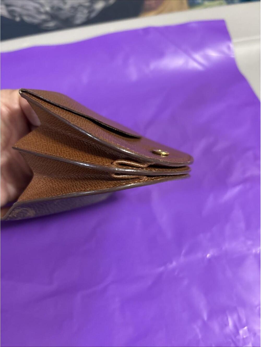 Auth Louis Vuitton Monogram Porte Monnaie Gousset Coin Purse Wallet M61970 PVC - Picture 9 of 16